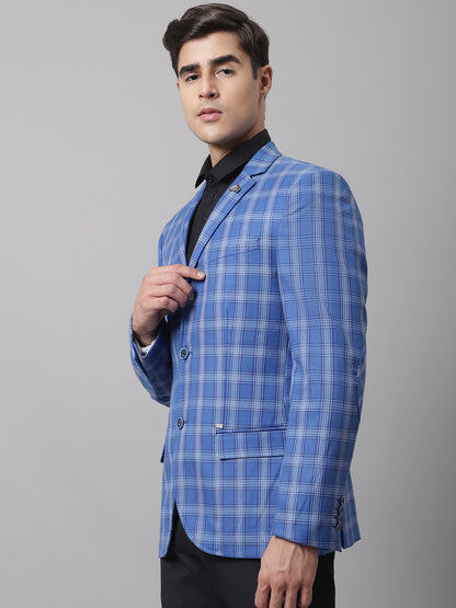 Cantabil Men Blue Formal Blazer (7043383820427)