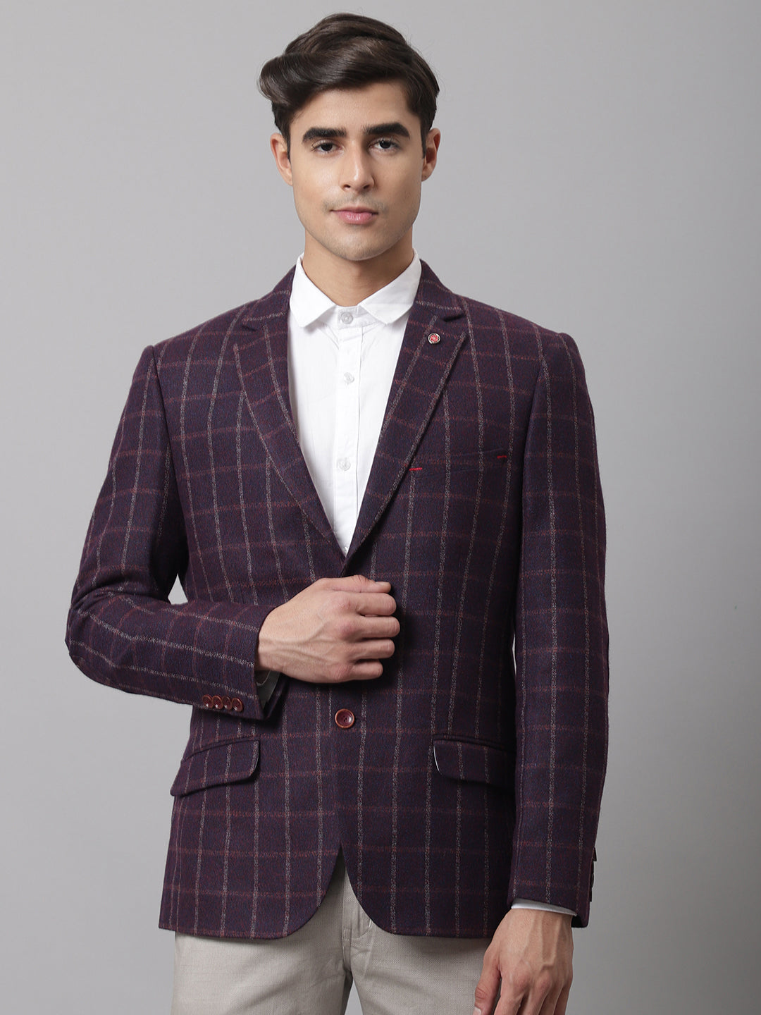 Cantabil Men Wine Formal Blazer (7043388768395)