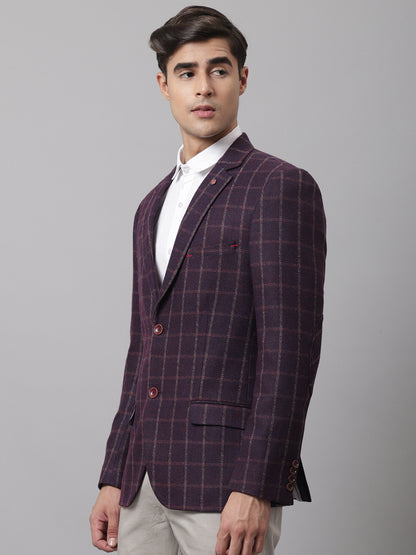 Cantabil Men Wine Formal Blazer (7043388768395)