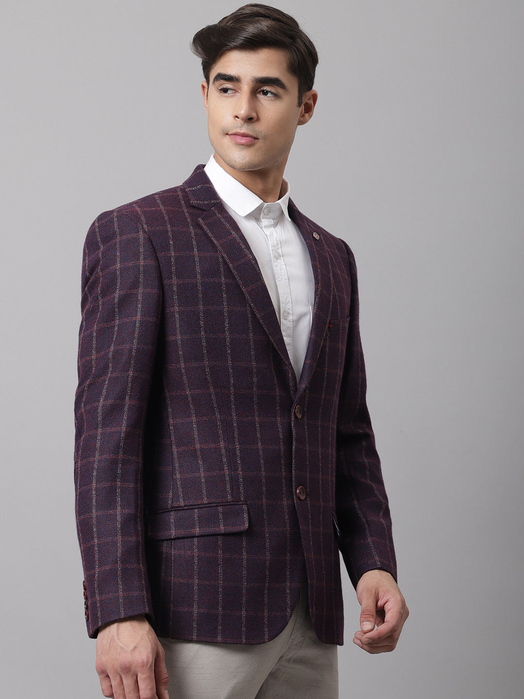 Cantabil Men Wine Formal Blazer (7043388768395)