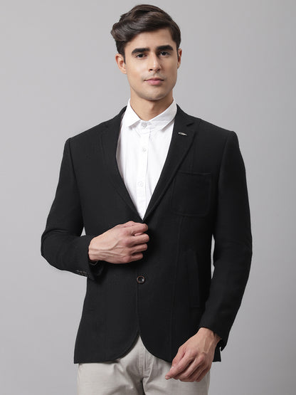 Cantabil Men Black Formal Blazer (7043427827851)