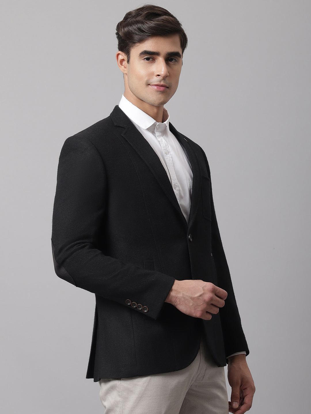 Cantabil Men Black Formal Blazer (7043427827851)