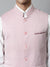 Cantabil Mens Pink Waist Coat (7061843804299)