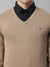 Cantabil Men Beige Melange Sweater (7045753471115)
