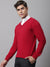 Cantabil Men Maroon Sweater (7045765070987)