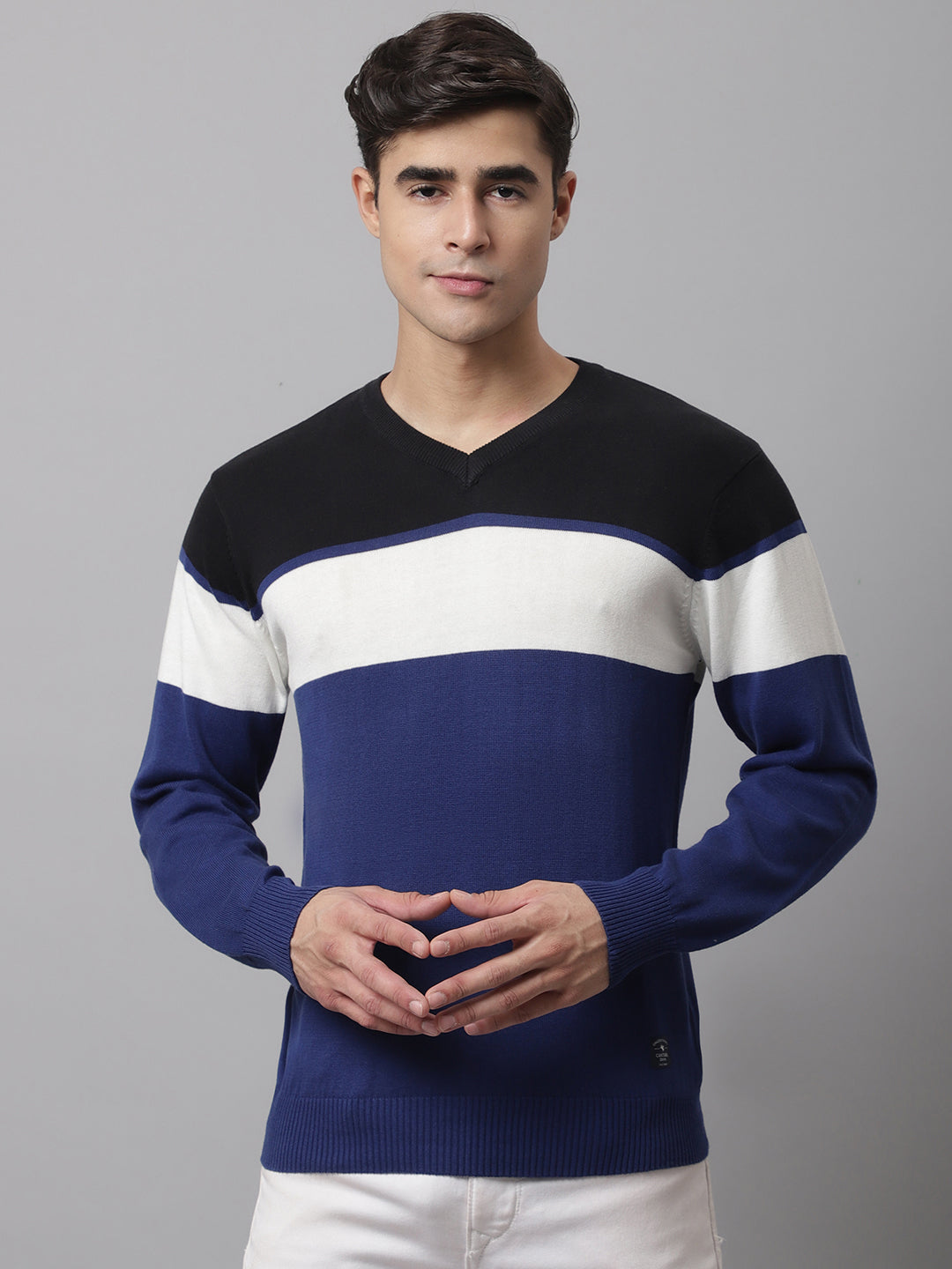 Cantabil  Inkblue Men Sweater (7045689016459)