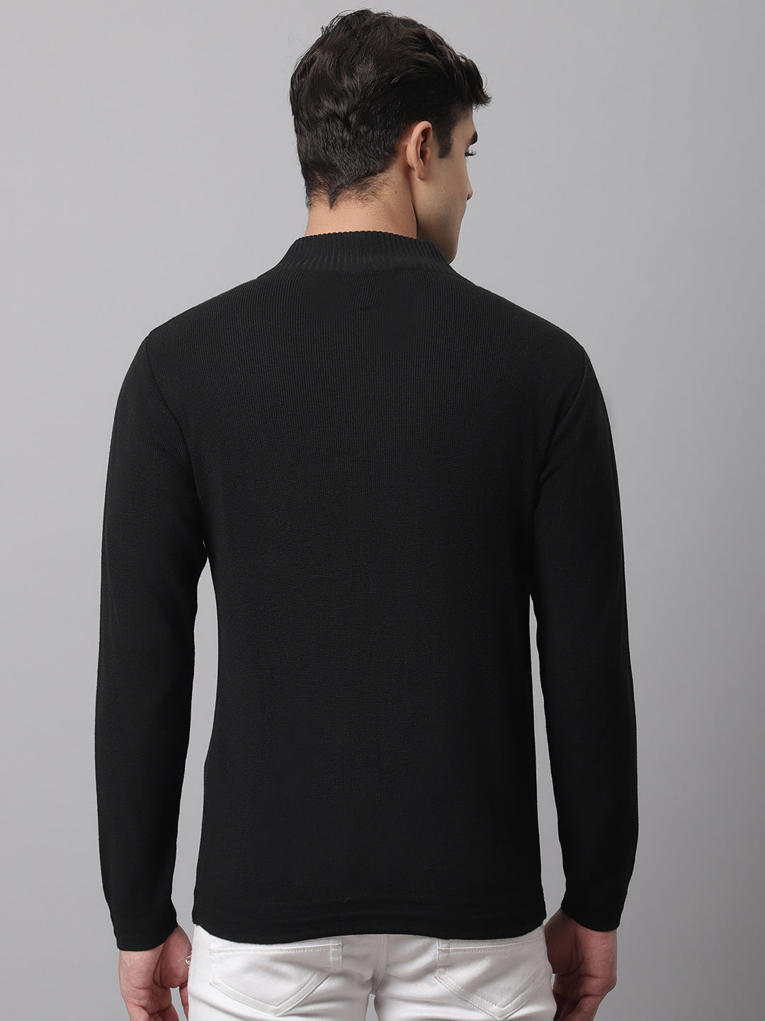 Cantabil  Black Men Sweater (7045692489867)