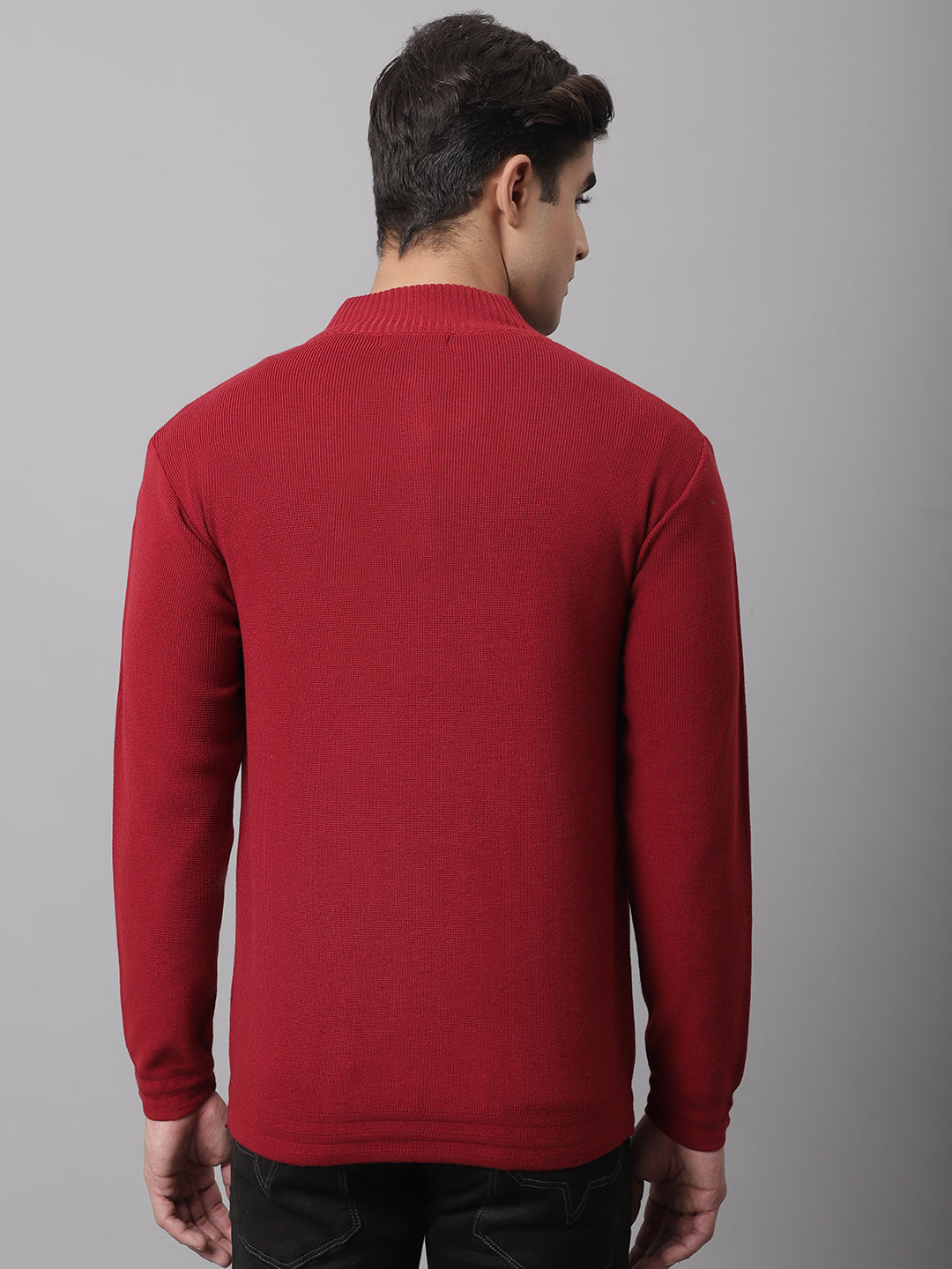 Cantabil Men Maroon Sweater (7045774934155)