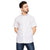 Cantabil Cotton Solid White Half Sleeve Regular Fit Casual Shirt for Men with Pocket (7063159341195)