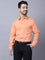 Cantabil Men Orange Cotton Blend Solid Full Sleeves Regular Fit Formal Shirt with Pocket (7053803192459)