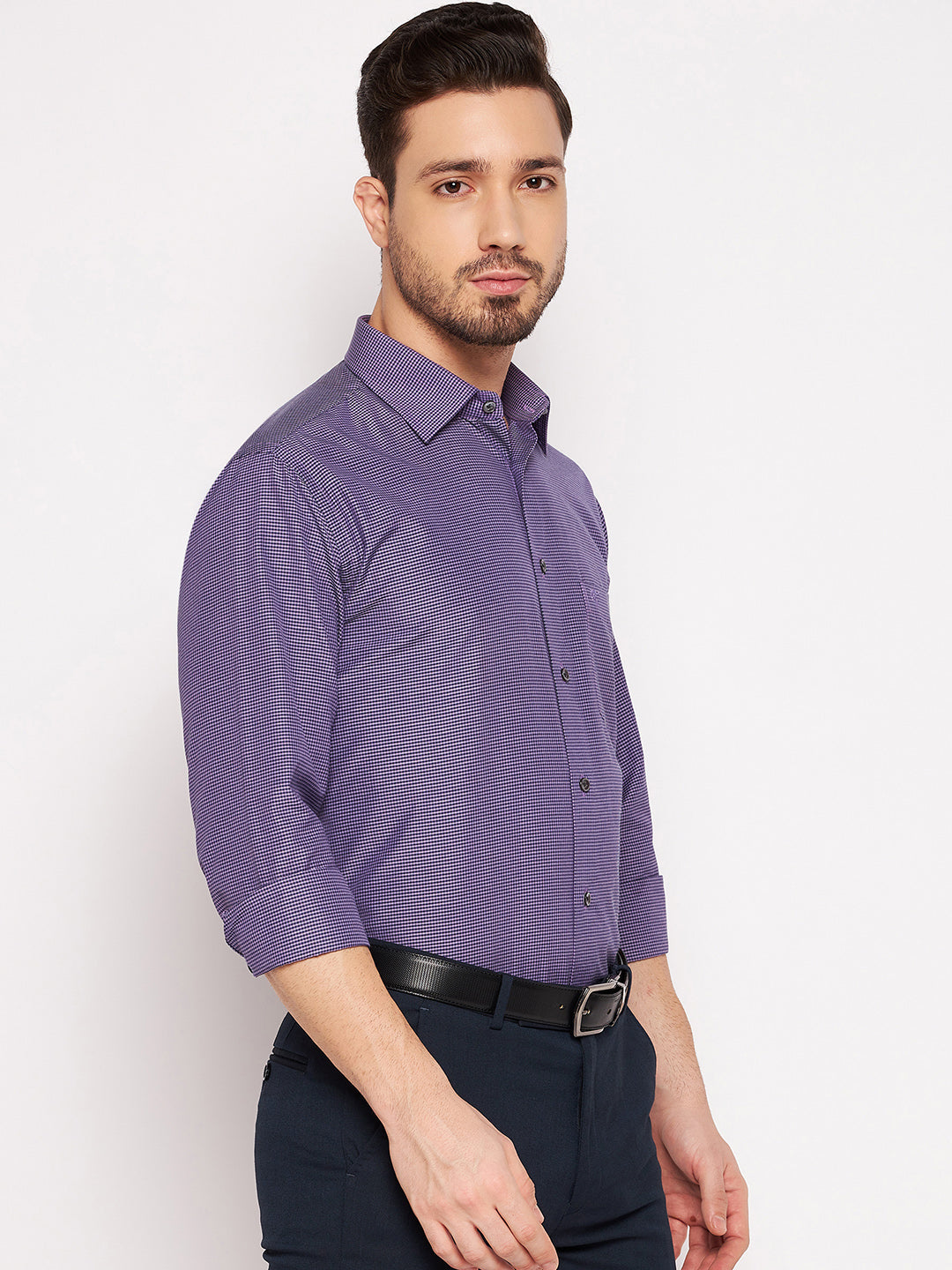 Cantabil Mens Purple Shirt (7063192141963)