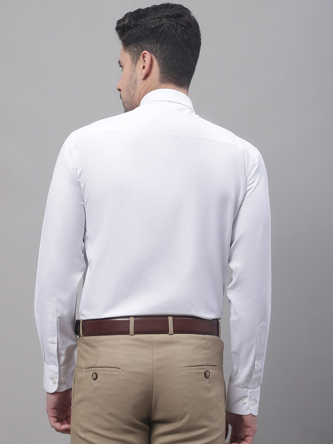 Cantabil Men White Shirt (7092790296715)