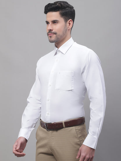 Cantabil Men White Shirt (7092790296715)