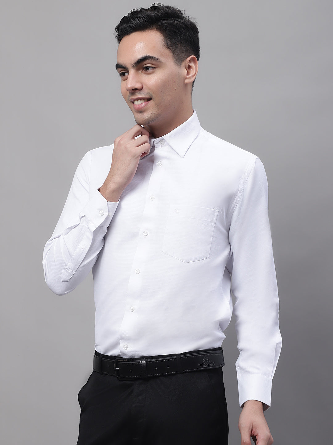 Cantabil Men White Shirt (7091781959819)