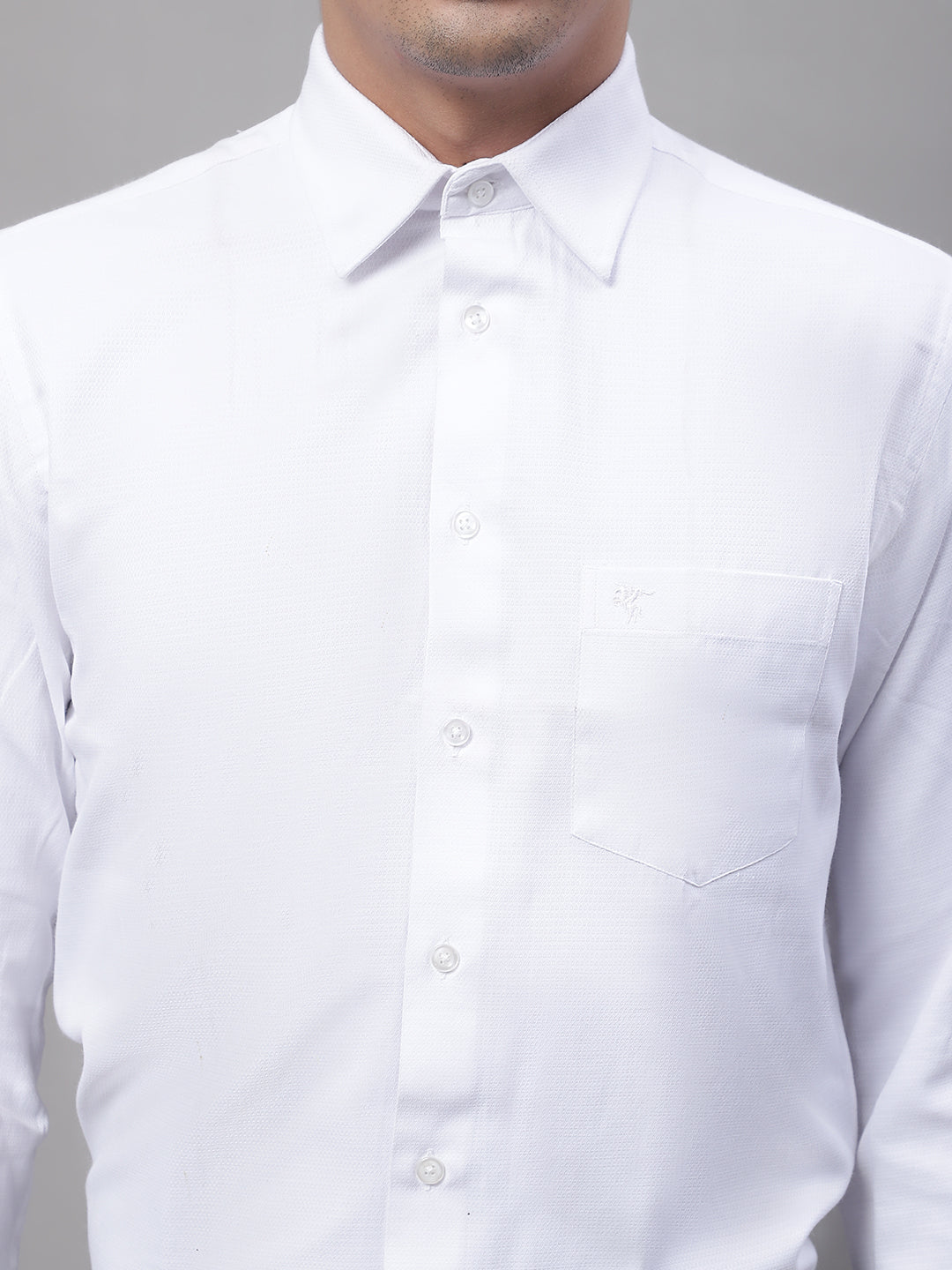 Cantabil Men White Shirt (7091781959819)