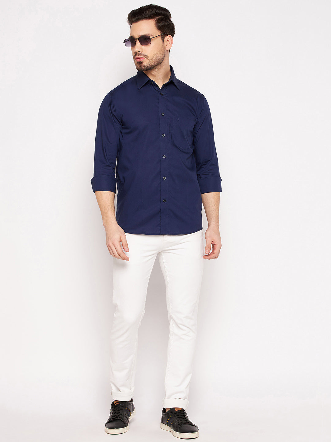 Cantabil Mens Navy Shirt (7063212195979)