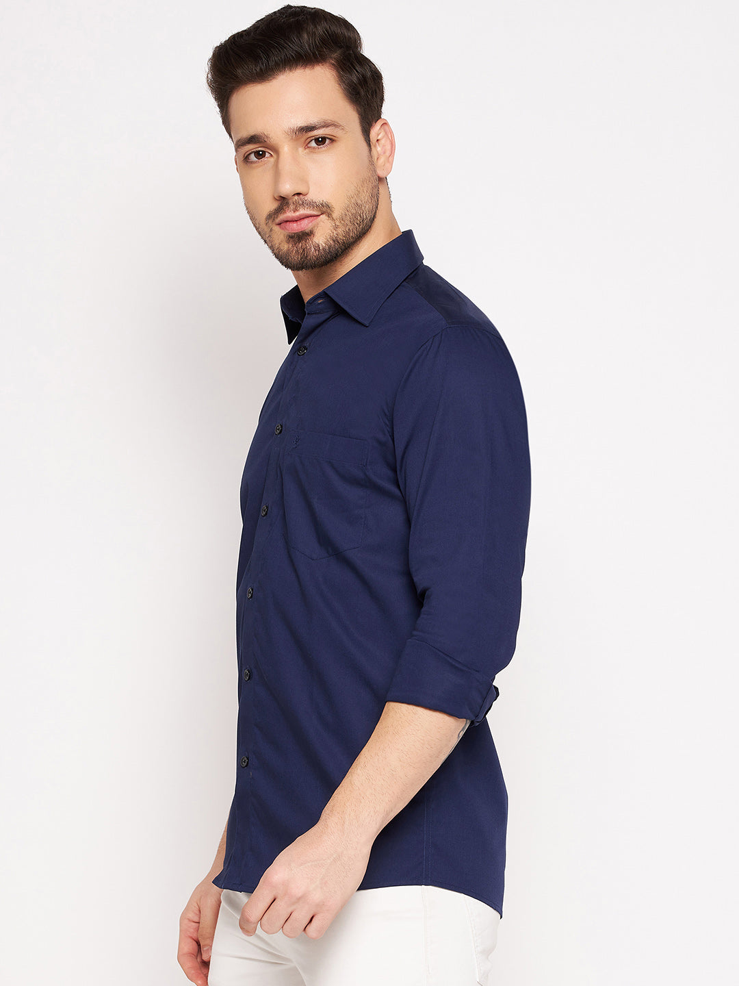 Cantabil Mens Navy Shirt (7063212195979)