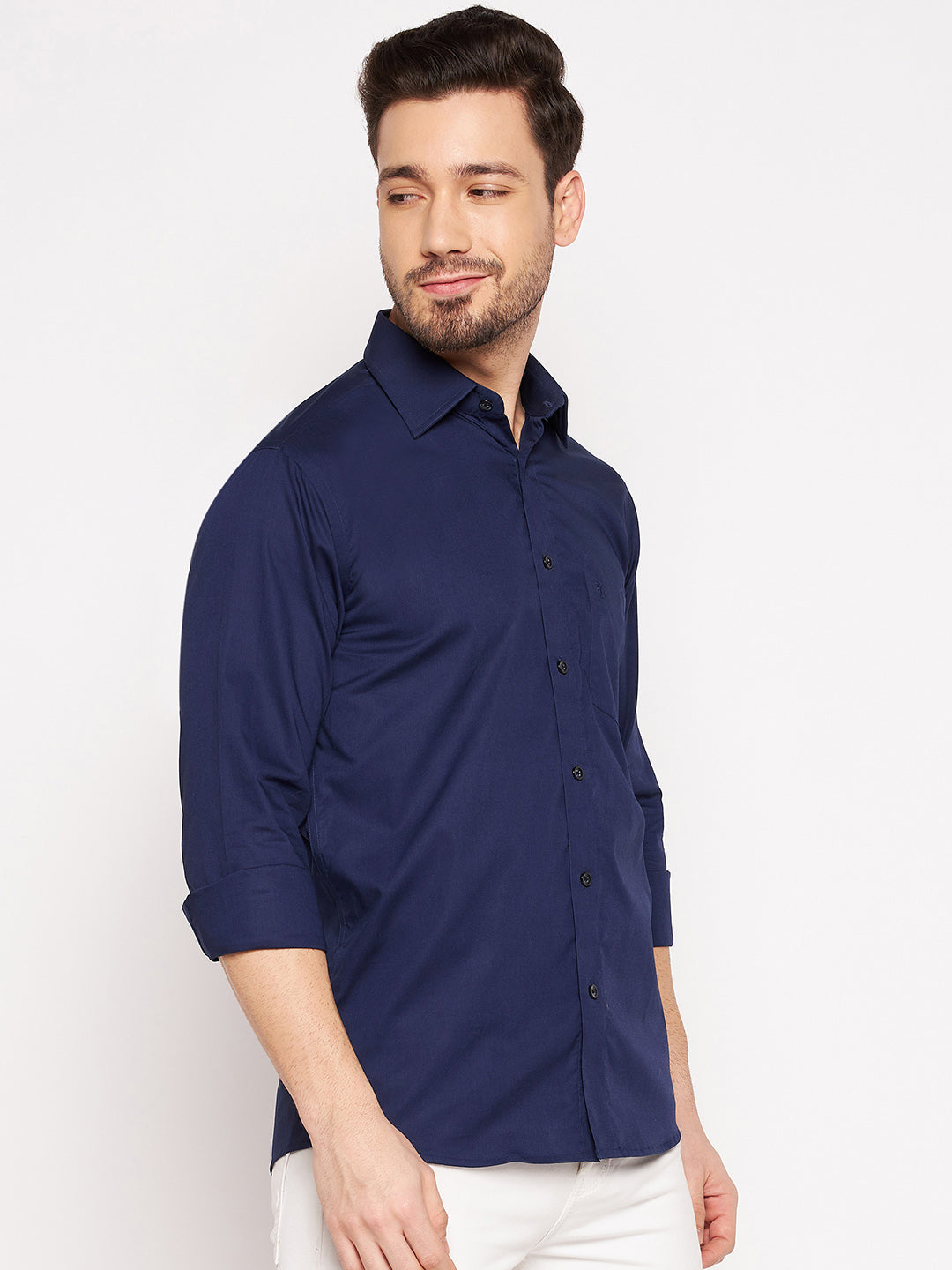 Cantabil Mens Navy Shirt (7063212195979)