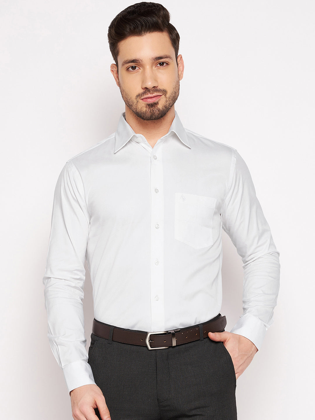 Cantabil Mens White Shirt (7063220519051)