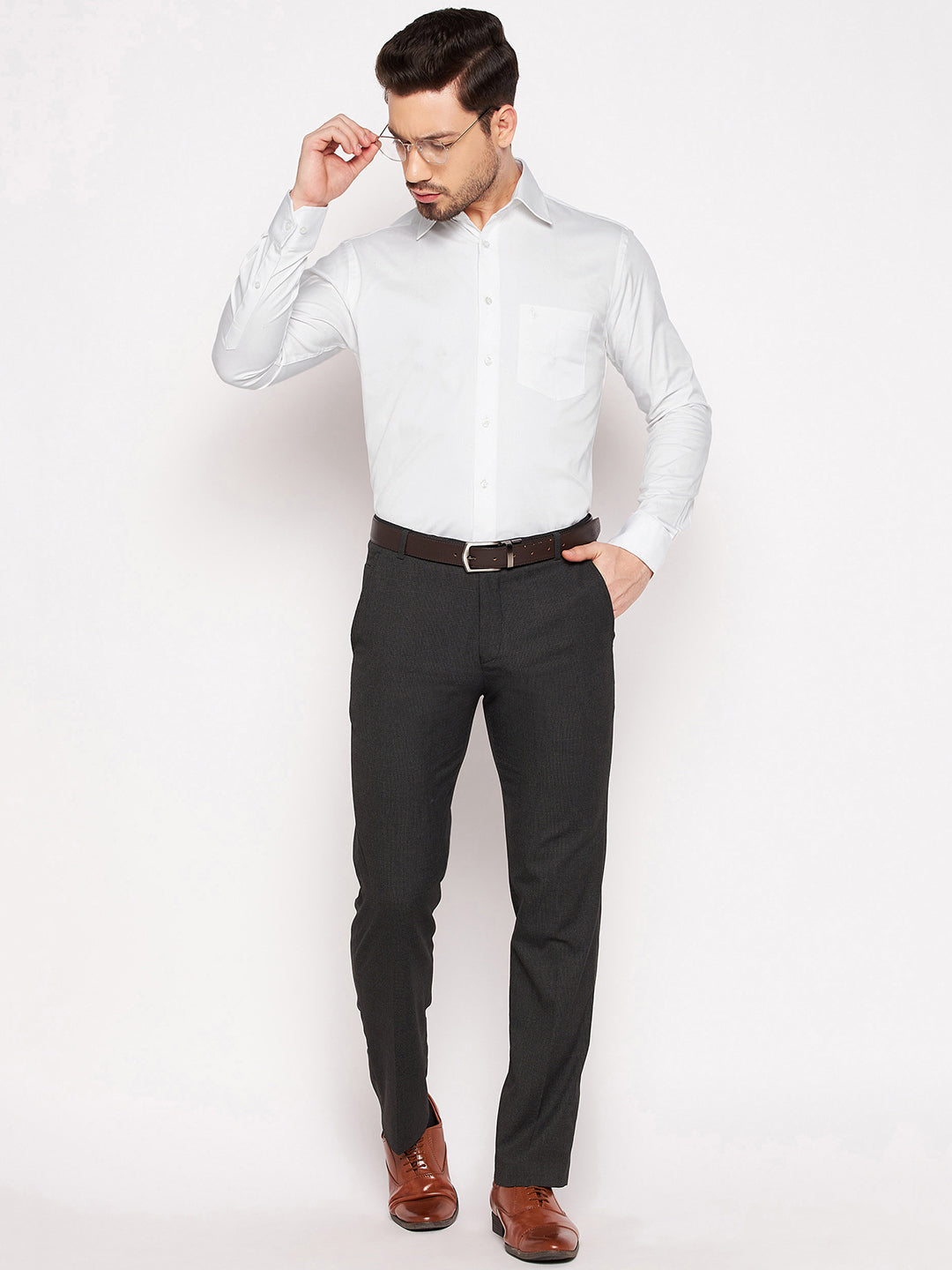 Cantabil Mens White Shirt (7063220519051)