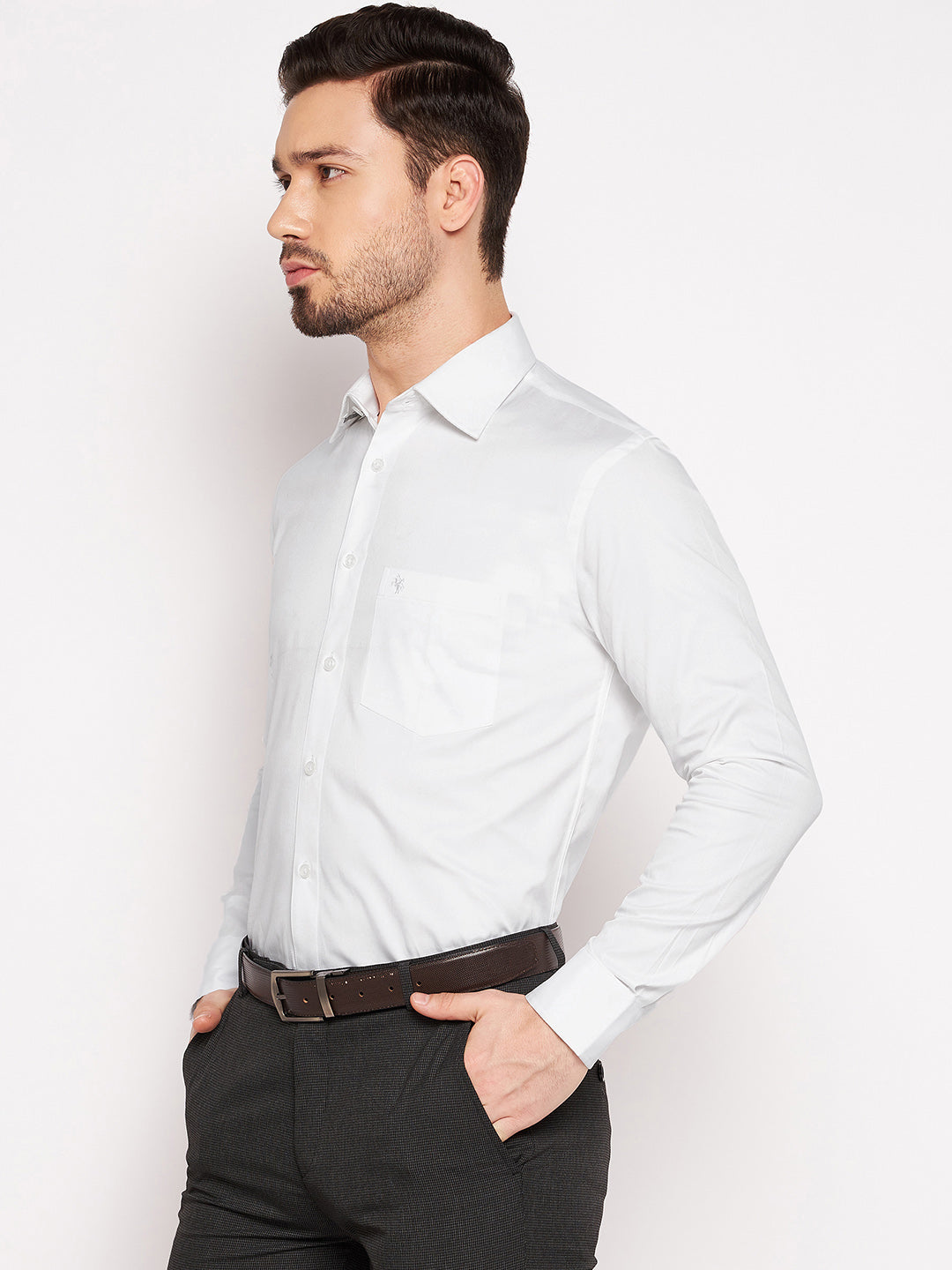 Cantabil Mens White Shirt (7063220519051)