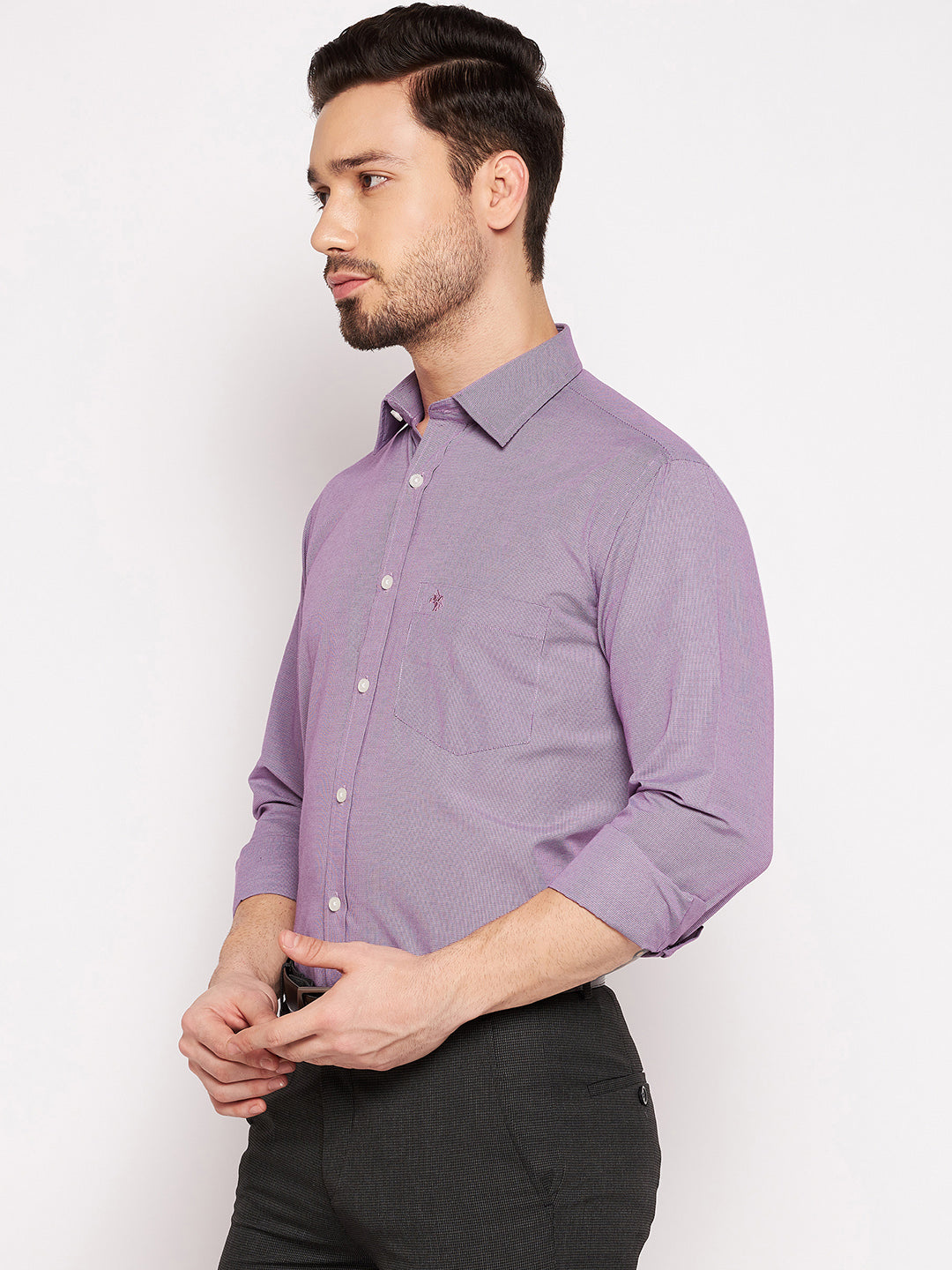 Cantabil Mens Purple Shirt (7063488397451)