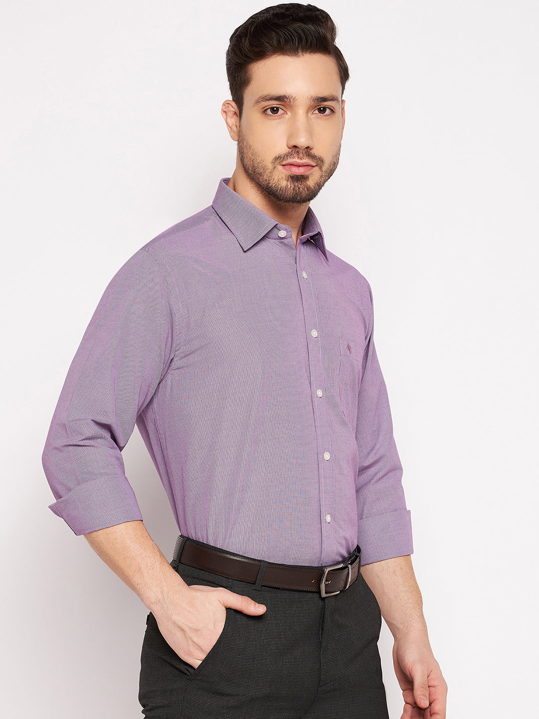 Cantabil Mens Purple Shirt (7063488397451)