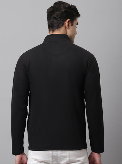 Cantabil Men Black Sweatshirt (7047394623627)