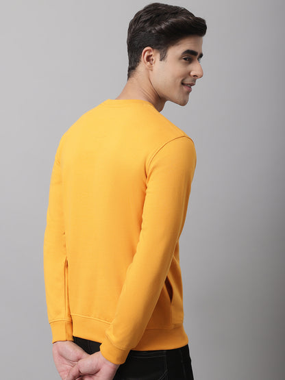 Cantabil Men Mustard Sweatshirt (7046579945611)