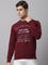 Cantabil Men Maroon Sweatshirt (7047325876363)