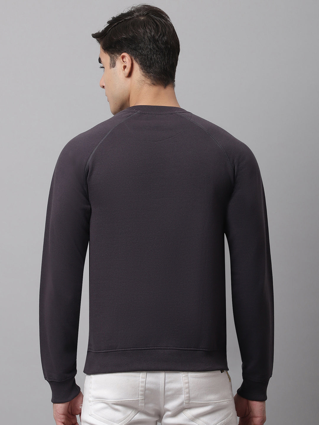 Cantabil Men Dk Grey Sweatshirt (7047336296587)