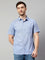 Cantabil Cotton Checkered Blue Half Sleeve Regular Fit Casual Shirt for Men with Pocket (7114312089739)