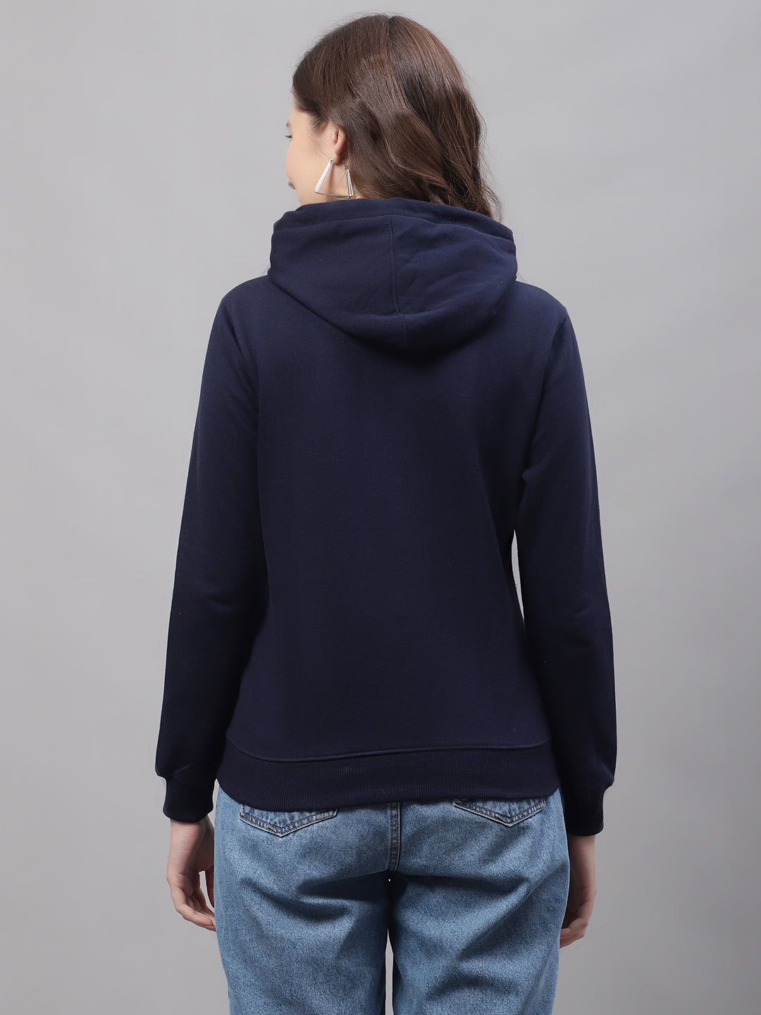 Cantabil Women Navy Sweatshirt (7083925831819)