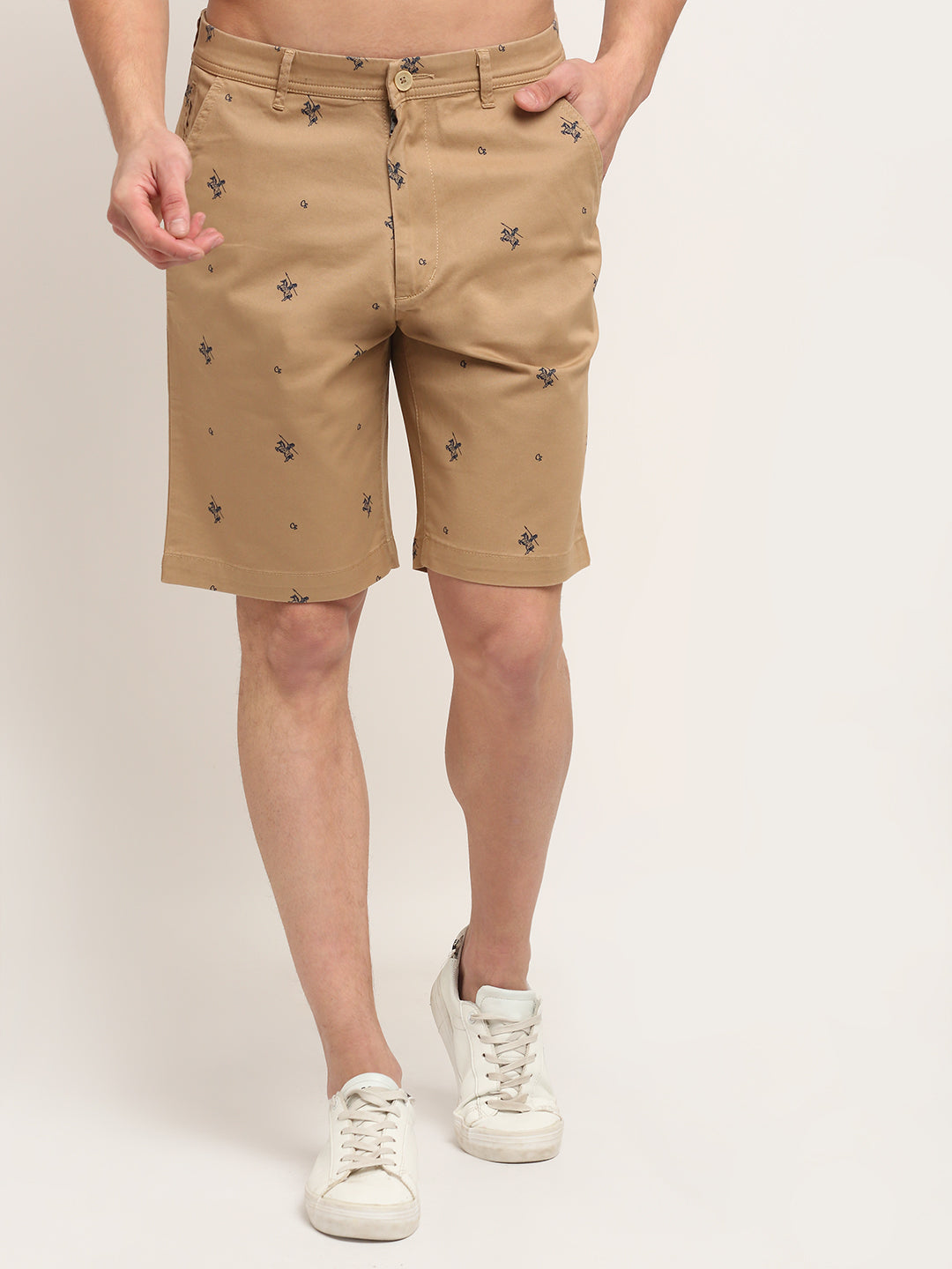 Cantabil Khaki Men Shorts (6751712641163)