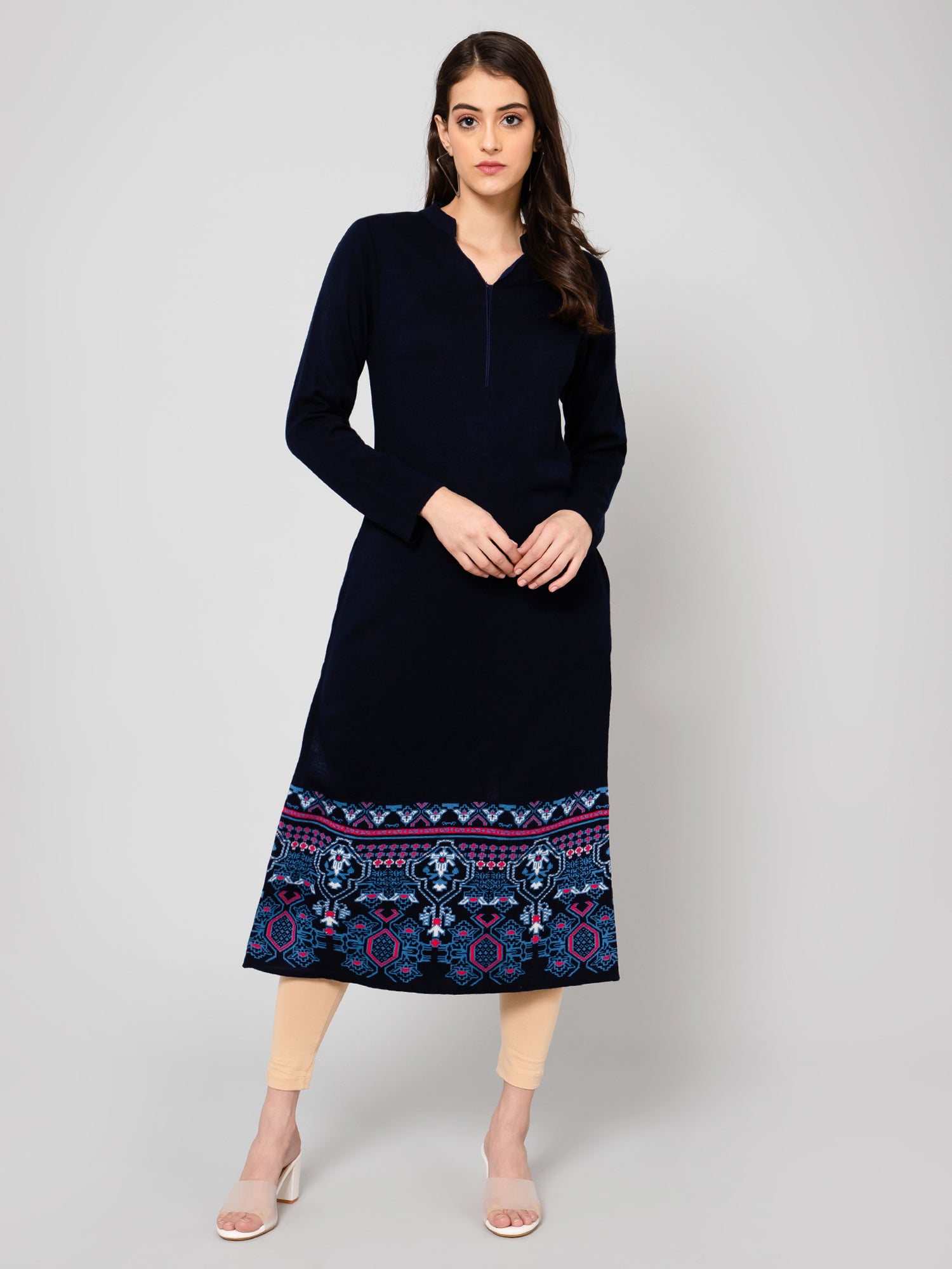 Cantabil Women Navy Kurti (7055812722827)