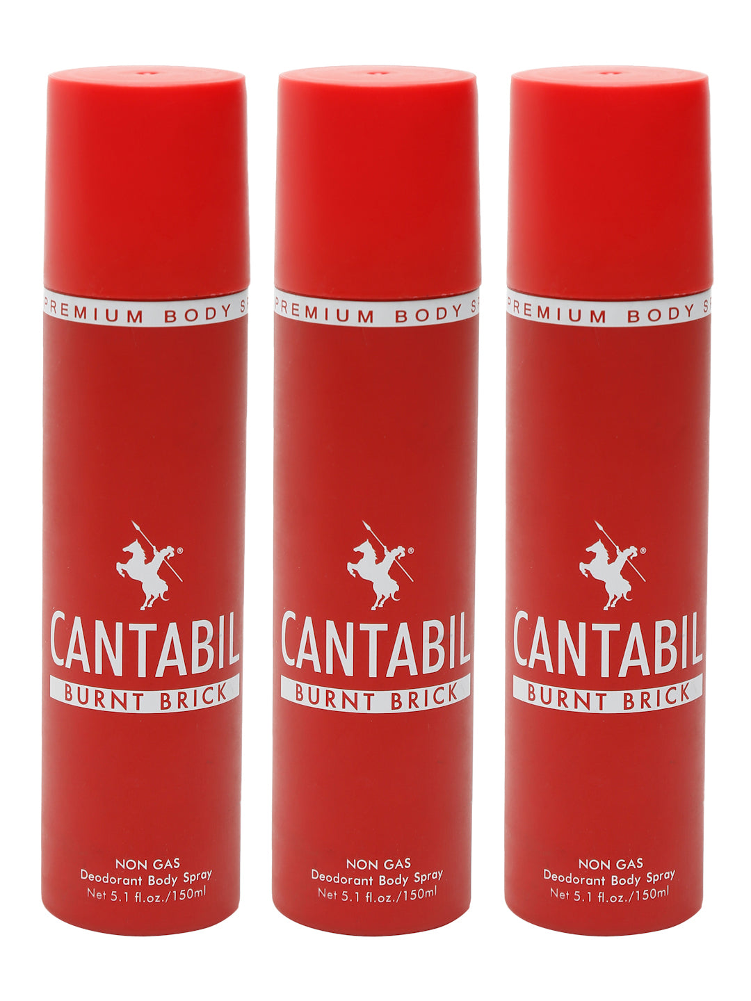 Cantabil Men Set of 3 Deodorant Body Sprays - 450ml (6990853669003)