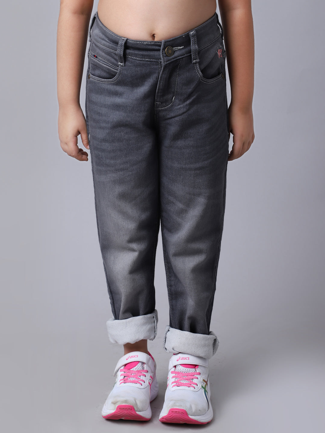 Cantabil Girls Grey Jeans (7041003028619)