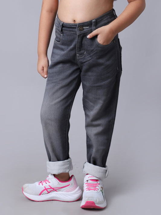 Cantabil Girls Grey Jeans (7041003028619)