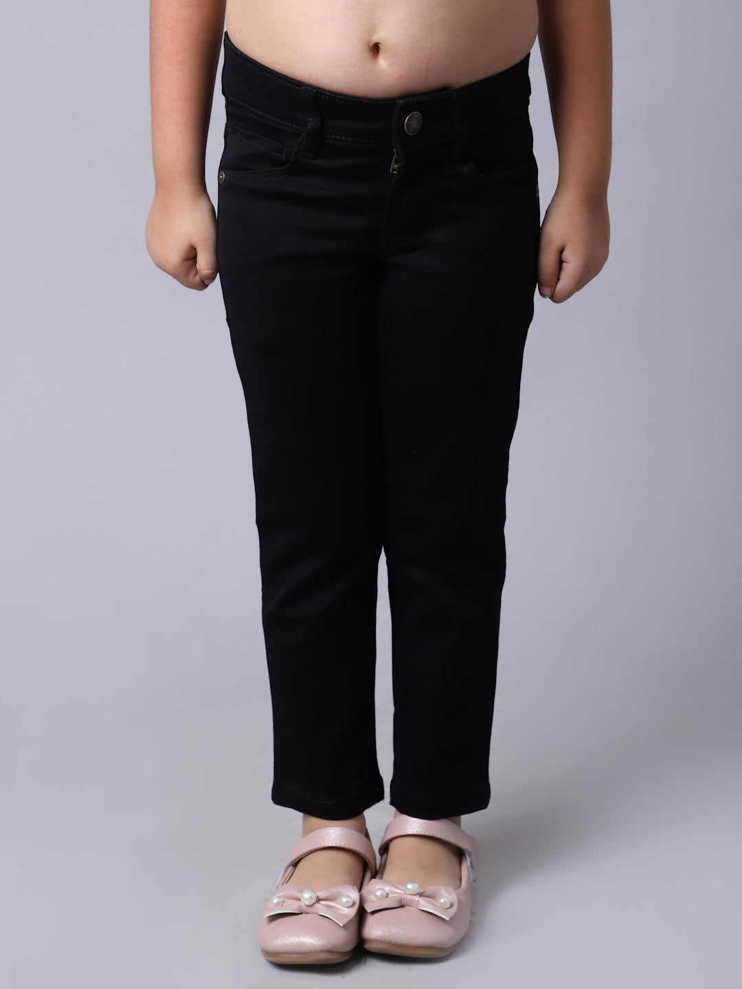 Cantabil Girls Black Jeans (7041005486219)