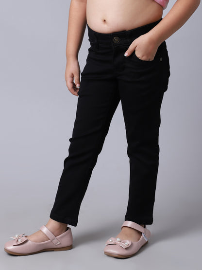 Cantabil Girls Black Jeans (7041005486219)