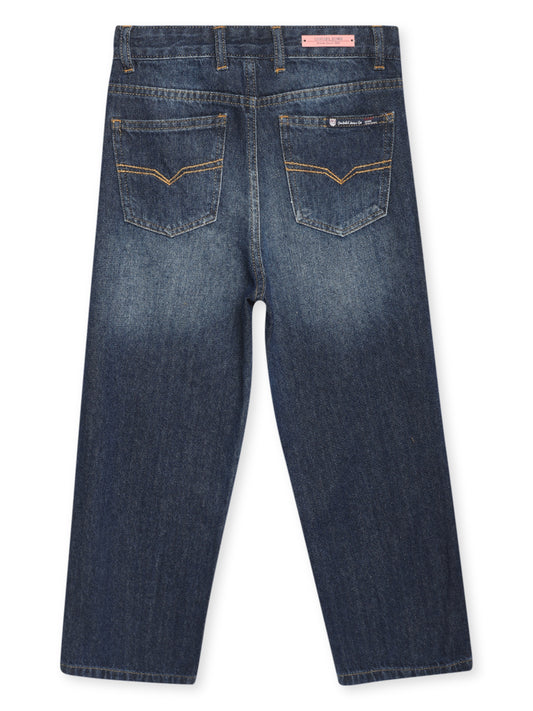 Cantabil Girls Dark Mercerised Jeans (7114633478283)