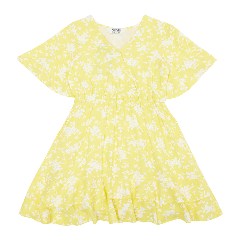 Cantabil Girls Yellow Dress (6814666686603)