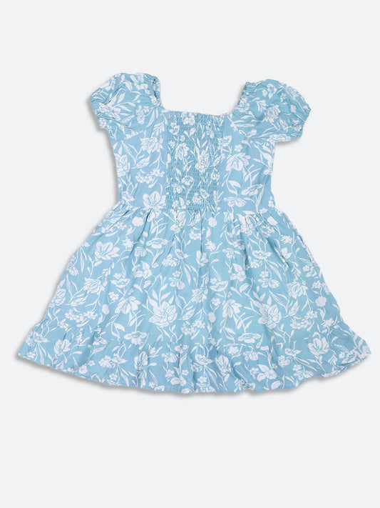 Cantabil Girls Blue Dress (6933720727691)