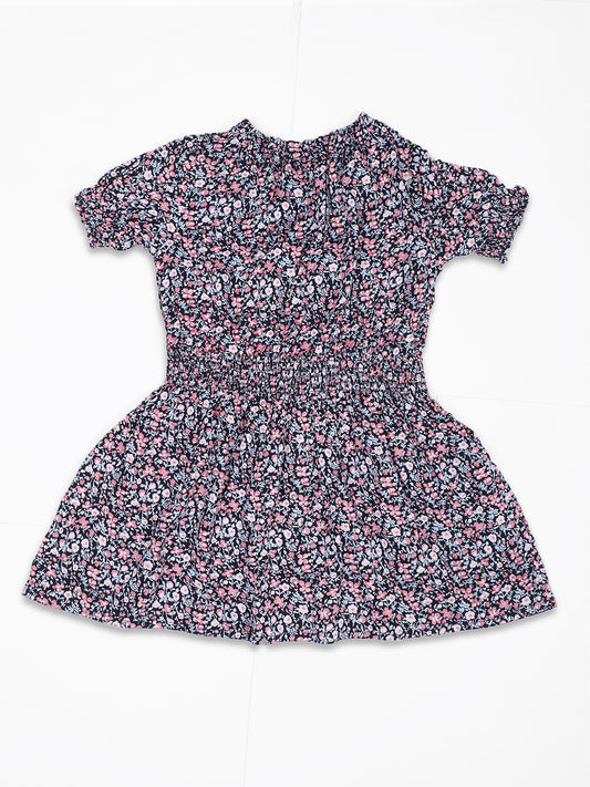 Cantabil Girls Navy Blue Dress (6934357246091)