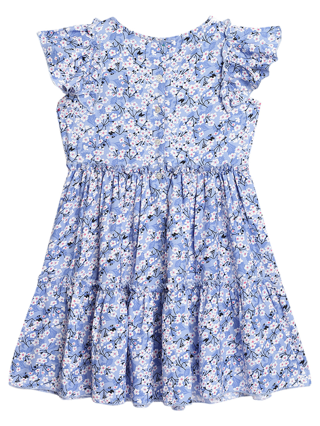 Cantabil Girls Blueprint Dress (7066272956555)