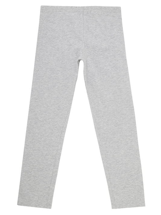 Cantabil Girls Grey Melange Leggings (7087114223755)