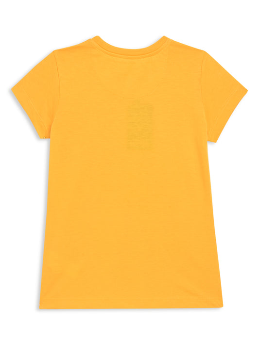 Cantabil Girls Yellow T-Shirts (6802169102475)