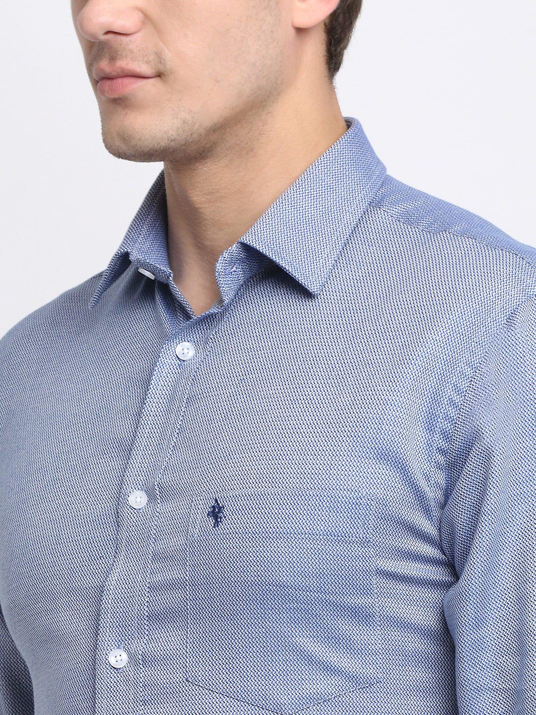 Cantabil Men's Blue Shirt (6729631694987)