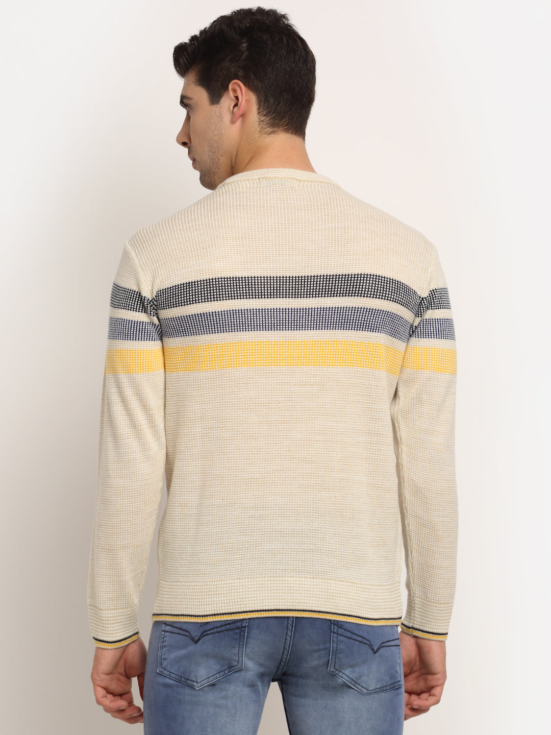 Cantabil Men's Beige Sweater (6712095309963)