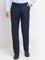 Cantabil Men's Navy Slim Fit Trousers (6729731965067)